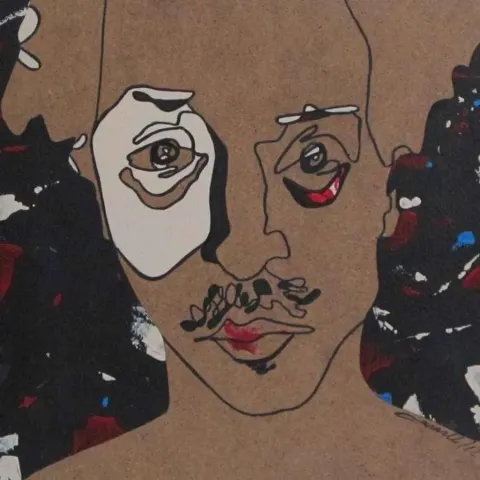 "isimsiz" eseri CANAN UÇARER tarafından 20x20 cm ölçülerinde yapılmıştır.