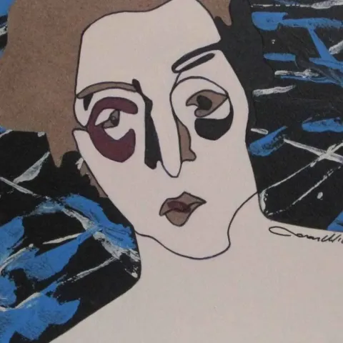 "isimsiz" eseri CANAN UÇARER tarafından 20x20 cm ölçülerinde yapılmıştır.
