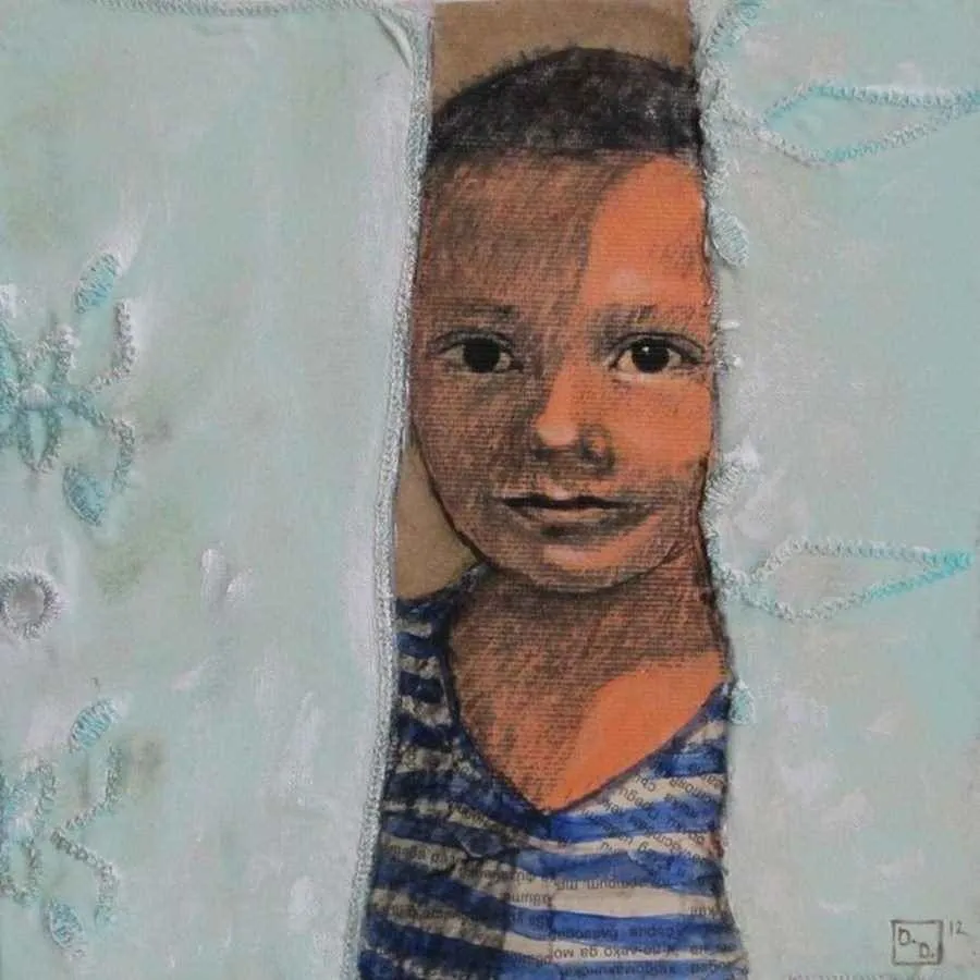 "isimsiz" eseri DELYANA DİMİTROVA tarafından 20x20 cm ölçülerinde yapılmıştır.