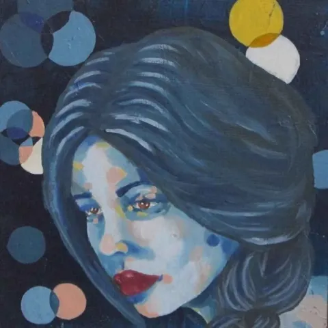 "isimsiz" eseri DEMET YAZICI tarafından 20x20 cm ölçülerinde yapılmıştır.