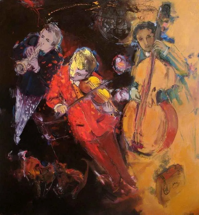 yakınlaştır "Ömrün Teğel Yerleri" eseri PERUZE HAMURCU tarafından 2012 yılında 110x120 cm ölçülerinde Tuval üzeri yağlı boya tekniği ile yapılmıştır.