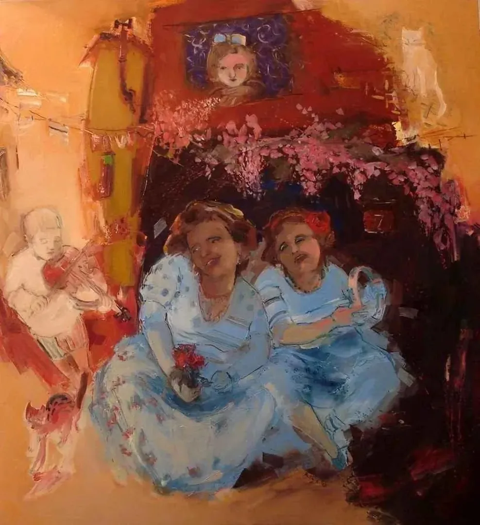 "Kapıönü" eseri PERUZE HAMURCU tarafından 2011 yılında 120x110 cm ölçülerinde Tuval üzeri yağlı boya tekniği ile yapılmıştır.