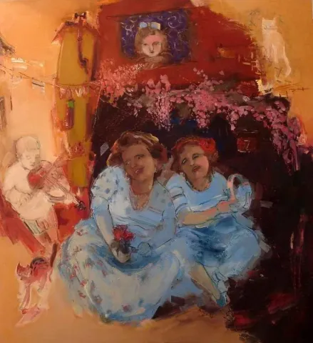 "Kapıönü" eseri PERUZE HAMURCU tarafından 2011 yılında 120x110 cm ölçülerinde Tuval üzeri yağlı boya tekniği ile yapılmıştır.