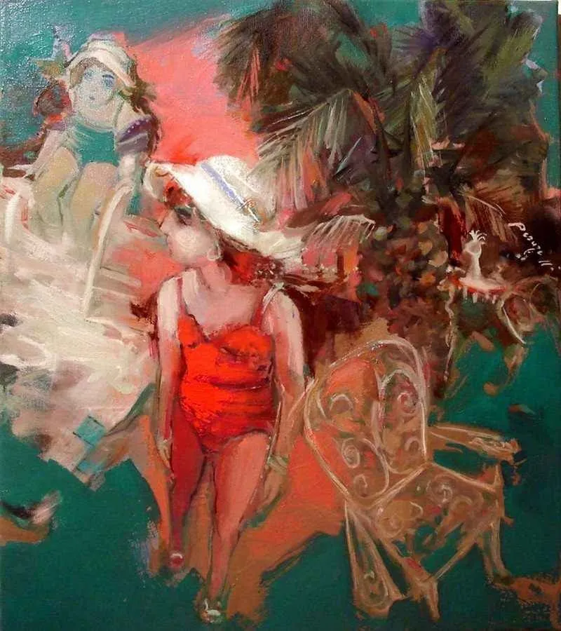 yakınlaştır "Ana" eseri PERUZE HAMURCU tarafından 2011 yılında 100x120 cm ölçülerinde Tuval üzeri yağlı boya tekniği ile yapılmıştır.