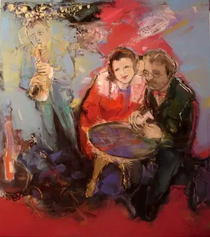 PERUZE HAMURCU — “Sulukulede Son Gün”, 2011 "Sulukulede Son Gün" eseri PERUZE HAMURCU tarafından 2011 yılında 110x120 cm ölçülerinde Tuval üzeri yağlı boya tekniği ile yapılmıştır.