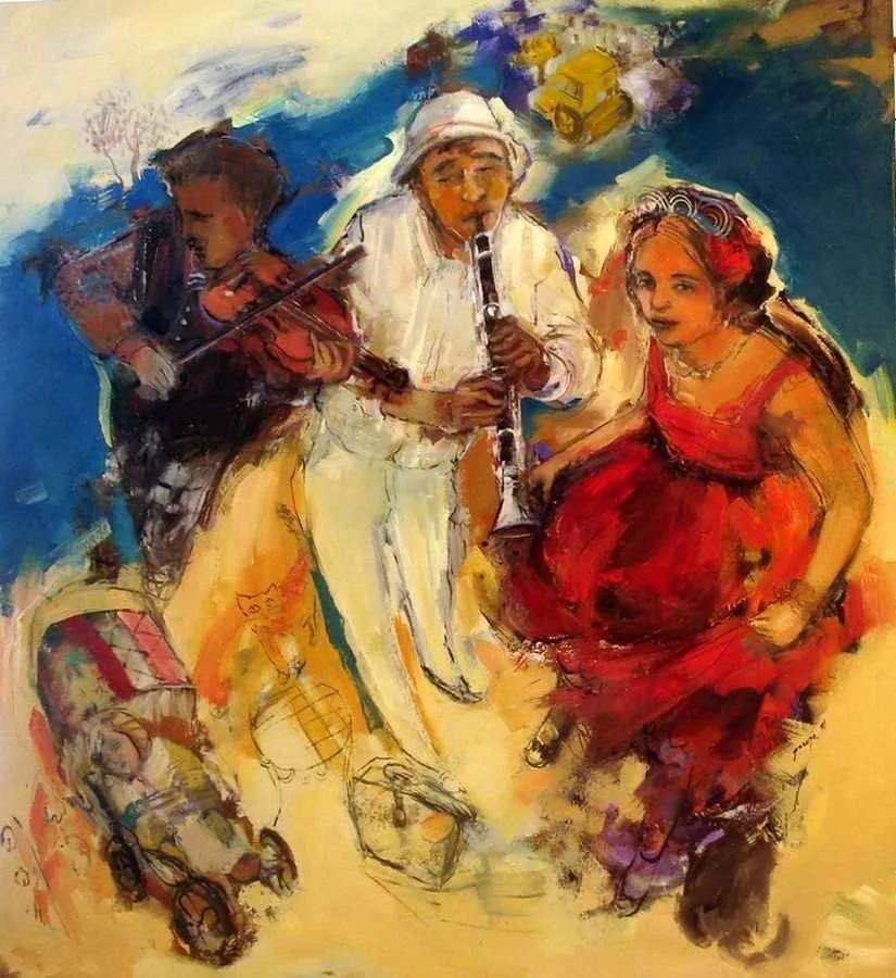 "Şimdi Uyku" eseri PERUZE HAMURCU tarafından 2011 yılında 90x80 cm ölçülerinde Tuval üzeri yağlı boya tekniği ile yapılmıştır.