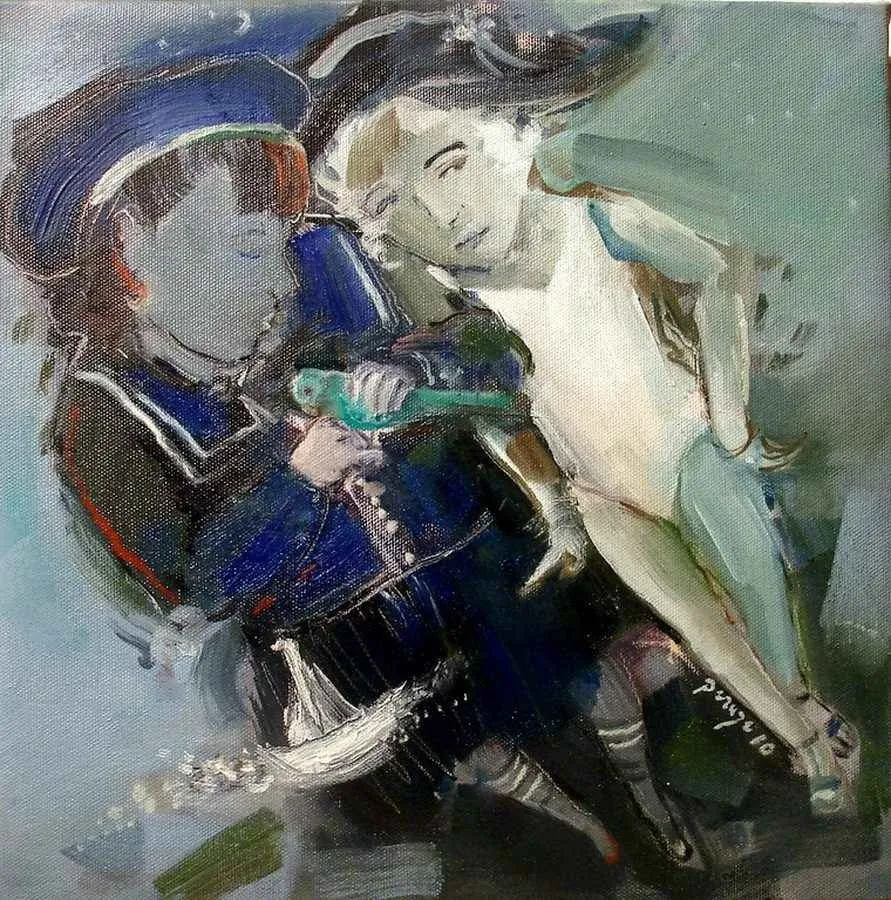 yakınlaştır "Mavi Kuş" eseri PERUZE HAMURCU tarafından 2010 yılında 30x30 cm ölçülerinde Tuval üzeri yağlı boya tekniği ile yapılmıştır.
