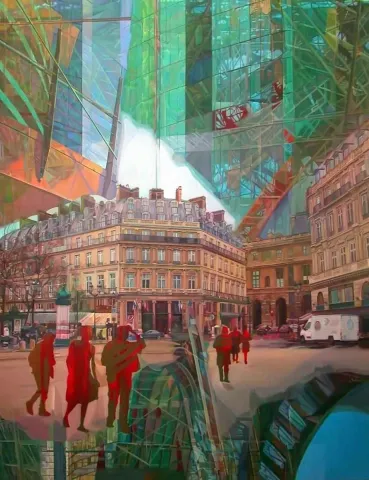 SELDA EREN — “İsimsiz”, 2012 "İsimsiz" eseri SELDA EREN tarafından 2012 yılında 146x114 cm ölçülerinde Tuval üzeri yağlı boya tekniği ile yapılmıştır.