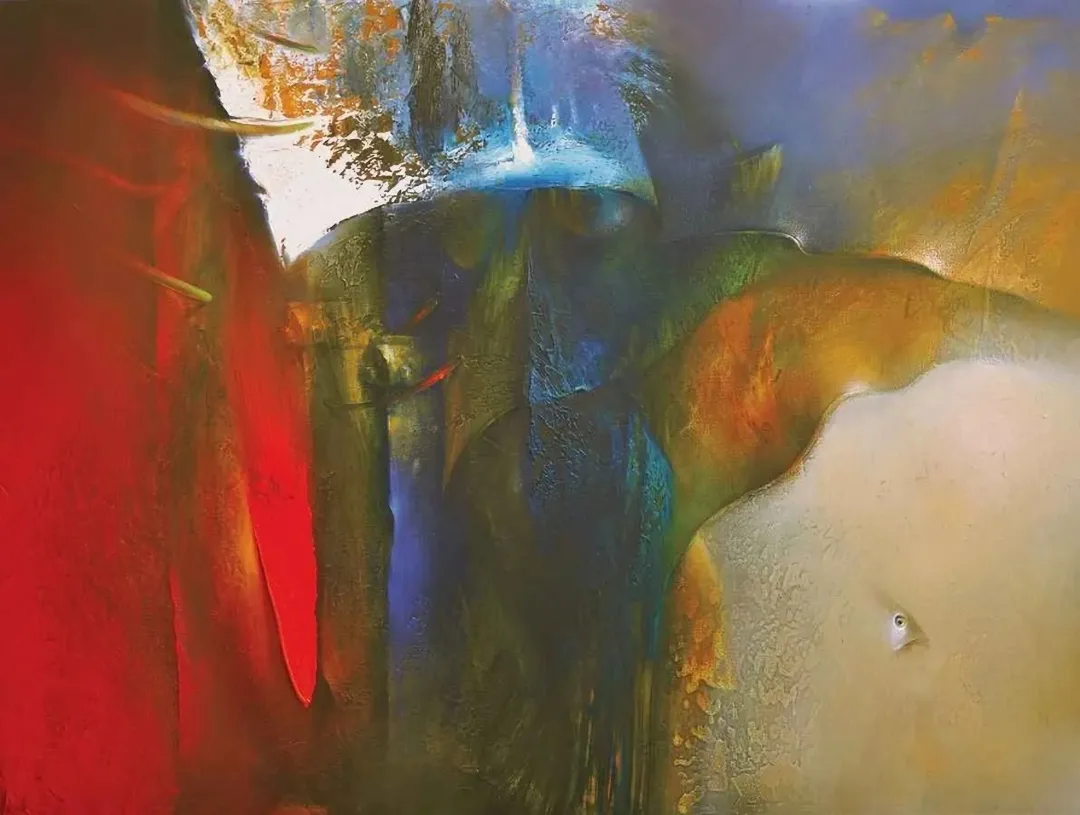 "isimsiz seri" eseri SERDAR LEBLEBİCİ tarafından 2011 yılında 121x156 cm ölçülerinde Tuval üzeri yağlı boya tekniği ile yapılmıştır.