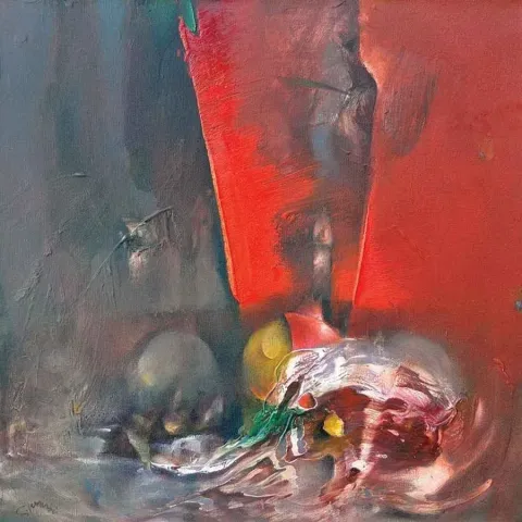 "gövdeler serisi" eseri SERDAR LEBLEBİCİ tarafından 2007 yılında 121x156 cm ölçülerinde Tuval üzeri yağlı boya tekniği ile yapılmıştır.
