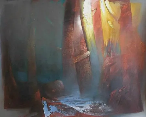 "isimsiz seri" eseri SERDAR LEBLEBİCİ tarafından 2011 yılında 120x154 cm ölçülerinde Tuval üzeri yağlı boya tekniği ile yapılmıştır.