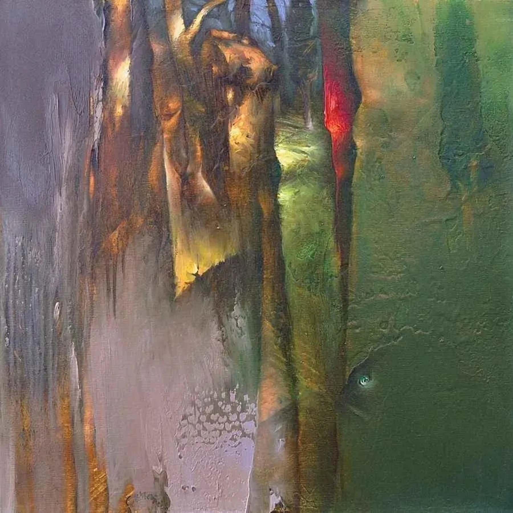 "isimsiz seri" eseri SERDAR LEBLEBİCİ tarafından 2011 yılında 50x50 cm ölçülerinde Tuval üzeri yağlı boya tekniği ile yapılmıştır.