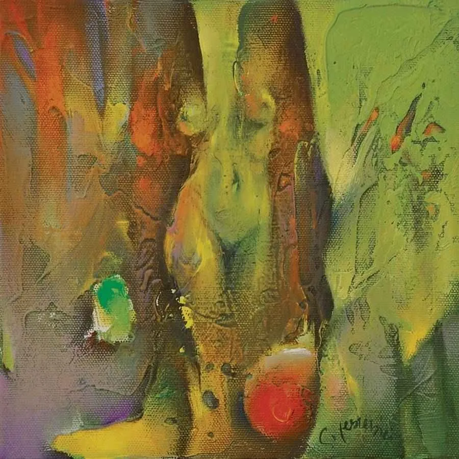 SERDAR LEBLEBİCİ — “isimsiz seri”, 2011 "isimsiz seri" eseri SERDAR LEBLEBİCİ tarafından 2011 yılında 20x20 cm ölçülerinde Tuval üzeri yağlı boya tekniği ile yapılmıştır.