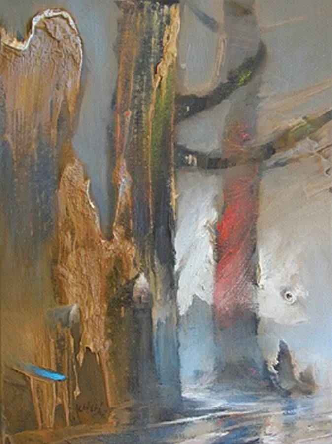 yakınlaştır "gövdeler serisi" eseri SERDAR LEBLEBİCİ tarafından 2007 yılında 28x21 cm ölçülerinde Tuval üzeri yağlı boya tekniği ile yapılmıştır.