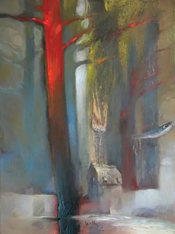 SERDAR LEBLEBİCİ — “gövdeler serisi”, 2007 "gövdeler serisi" eseri SERDAR LEBLEBİCİ tarafından 2007 yılında 28x21 cm ölçülerinde Tuval üzeri yağlı boya tekniği ile yapılmıştır.