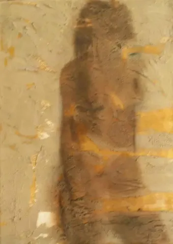 VEDAT ÖRS — “isimsiz”, 2012 "isimsiz" eseri VEDAT ÖRS tarafından 2012 yılında 70x50 cm ölçülerinde Tuval üzeri karışık teknik tekniği ile yapılmıştır.