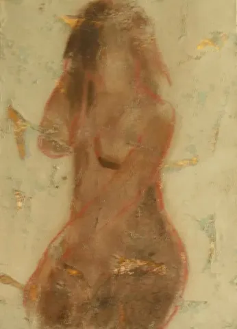 VEDAT ÖRS — “isimsiz”, 2012 "isimsiz" eseri VEDAT ÖRS tarafından 2012 yılında 70x50 cm ölçülerinde Tuval üzeri karışık teknik tekniği ile yapılmıştır.