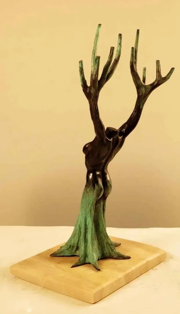 "Female Tree" eseri ALEXANDER DAVİDOV tarafından 2013 yılında 38x20x16 cm ölçülerinde Bronz tekniği ile yapılmıştır.
