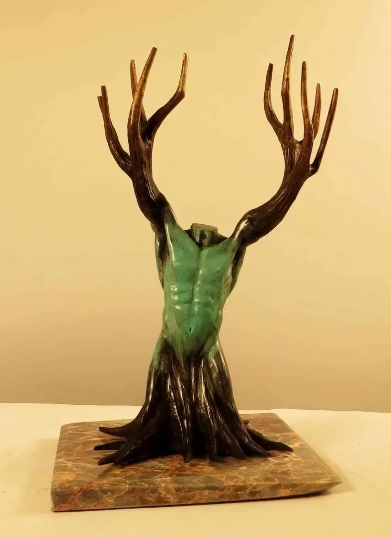 yakınlaştır "Male Tree" eseri ALEXANDER DAVİDOV tarafından 2013 yılında 40x24x20 cm ölçülerinde Bronz tekniği ile yapılmıştır.