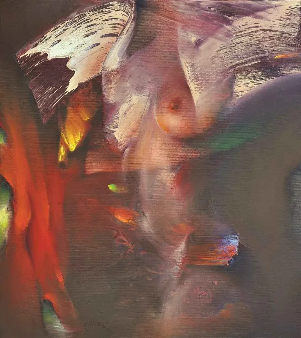 SERDAR LEBLEBİCİ — “isimsiz”, 2013 "isimsiz" eseri SERDAR LEBLEBİCİ tarafından 2013 yılında 50x45 cm ölçülerinde Tuval üzeri yağlı boya tekniği ile yapılmıştır.