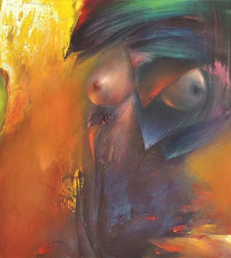 SERDAR LEBLEBİCİ — “isimsiz”, 2013 "isimsiz" eseri SERDAR LEBLEBİCİ tarafından 2013 yılında 50x45 cm ölçülerinde Tuval üzeri yağlı boya tekniği ile yapılmıştır.