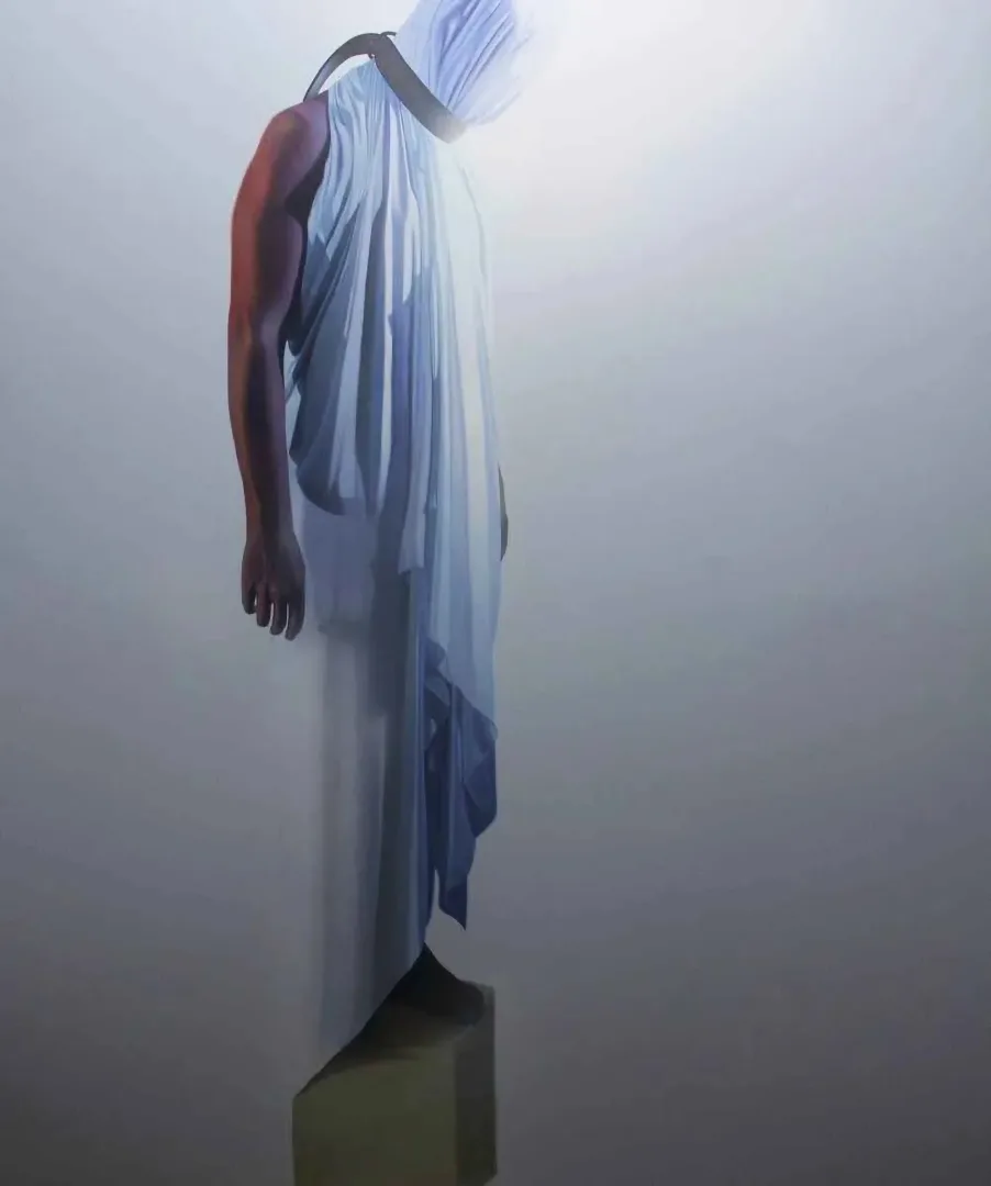 METİN KALKIZOĞLU — “isimsiz”, 2013 "isimsiz" eseri METİN KALKIZOĞLU tarafından 2013 yılında 150x126 cm ölçülerinde Tuval üzeri akrilik boya tekniği ile yapılmıştır.