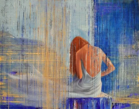 ÜMİT TÜRK — “isimsiz”, 2013 "isimsiz" eseri ÜMİT TÜRK tarafından 2013 yılında 40x50 cm ölçülerinde Tuval üzeri yağlı boya tekniği ile yapılmıştır.