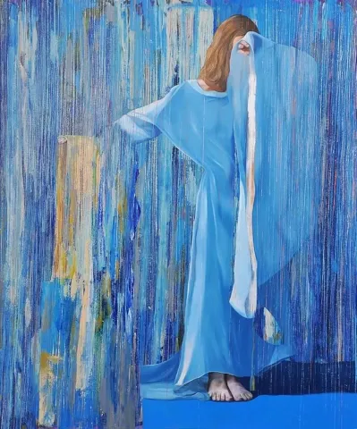 ÜMİT TÜRK — “isimsiz”, 2013 "isimsiz" eseri ÜMİT TÜRK tarafından 2013 yılında 150x126 cm ölçülerinde Tuval üzeri yağlı boya tekniği ile yapılmıştır.