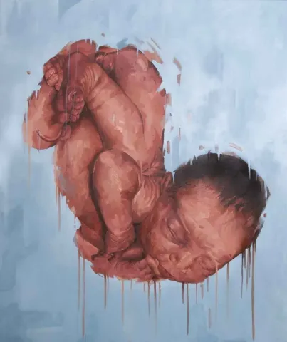 ONUR KARAALİOĞLU — “isimsiz”, 2013 "isimsiz" eseri ONUR KARAALİOĞLU tarafından 2013 yılında 150x126 cm ölçülerinde Tuval üzeri yağlı boya tekniği ile yapılmıştır.