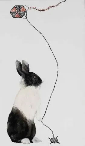 ARZU EŞ — “Oyuncak Serisi”, 2013 "Oyuncak Serisi" eseri ARZU EŞ tarafından 2013 yılında 30x50 cm ölçülerinde Tuval üzeri yağlı boya tekniği ile yapılmıştır.