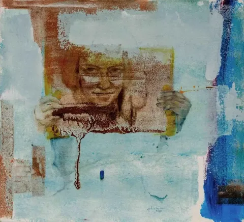 LEVENT OYLUÇTARHAN — “isimsiz”, 2012 "isimsiz" eseri LEVENT OYLUÇTARHAN tarafından 2012 yılında 50x55 cm ölçülerinde Tuval üzeri yağlı boya tekniği ile yapılmıştır.