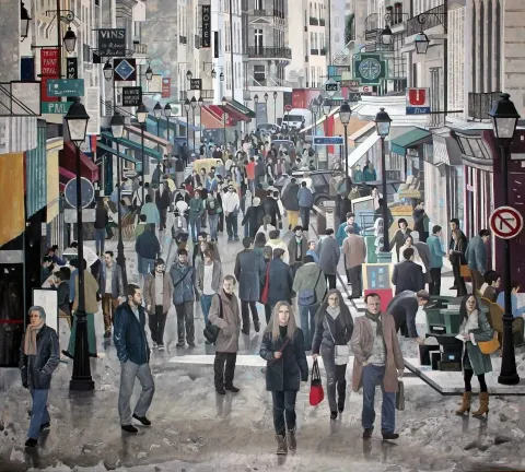 ÖZGE ÖNER — “isimsiz”, 2012 "isimsiz" eseri ÖZGE ÖNER tarafından 2012 yılında 180x200 cm ölçülerinde Tuval üzeri akrilik boya tekniği ile yapılmıştır.