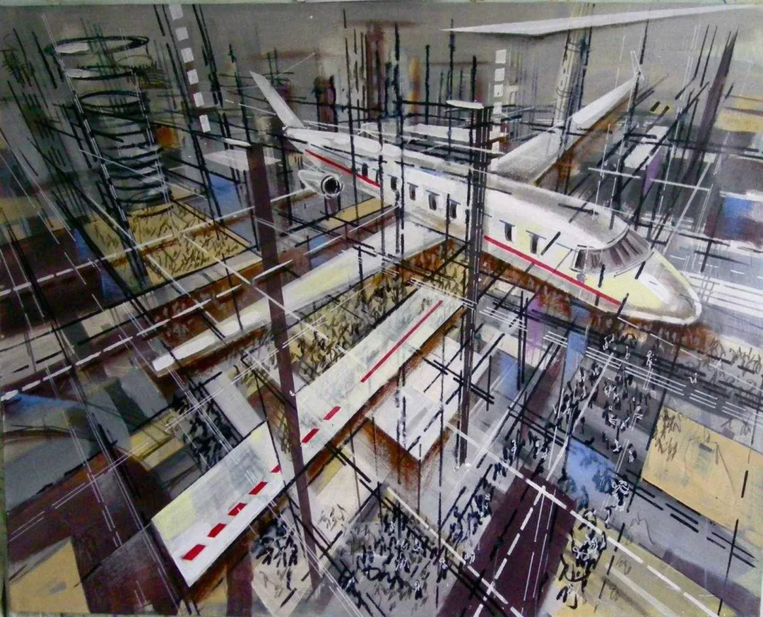 "Son Durak" eseri AYHAN ÇETİN tarafından 2013 yılında 120x150 cm ölçülerinde Tuval üzeri akrilik boya tekniği ile yapılmıştır.