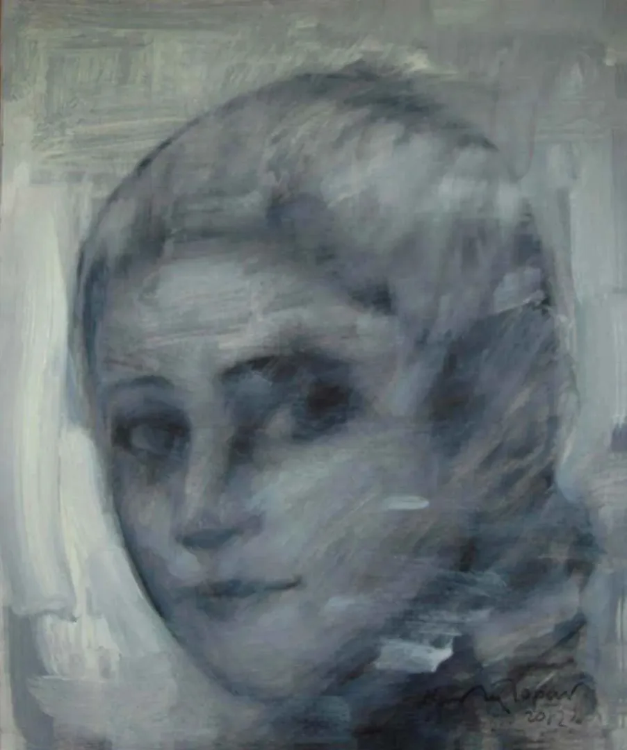 "isimsiz" eseri KEMAL TOPÇU tarafından 2012 yılında 50x40 cm ölçülerinde Tuval üzeri yağlı boya tekniği ile yapılmıştır.