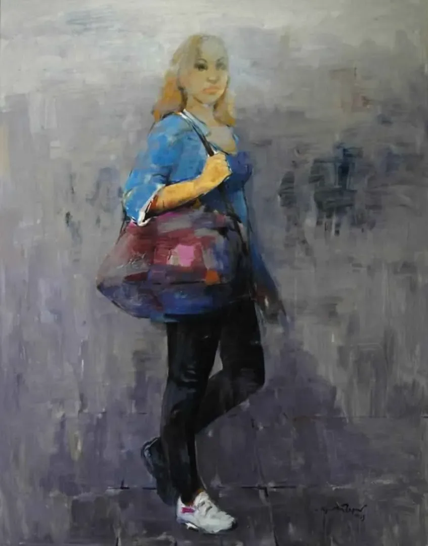 yakınlaştır "isimsiz" eseri KEMAL TOPÇU tarafından 2013 yılında 140x110 cm ölçülerinde Tuval üzeri akrilik boya tekniği ile yapılmıştır.