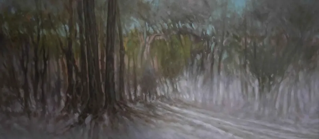 yakınlaştır "Yol" eseri CELALETTİN TANDOĞDU tarafından 2013 yılında 40x90 cm ölçülerinde Tuval üzeri yağlı boya tekniği ile yapılmıştır.