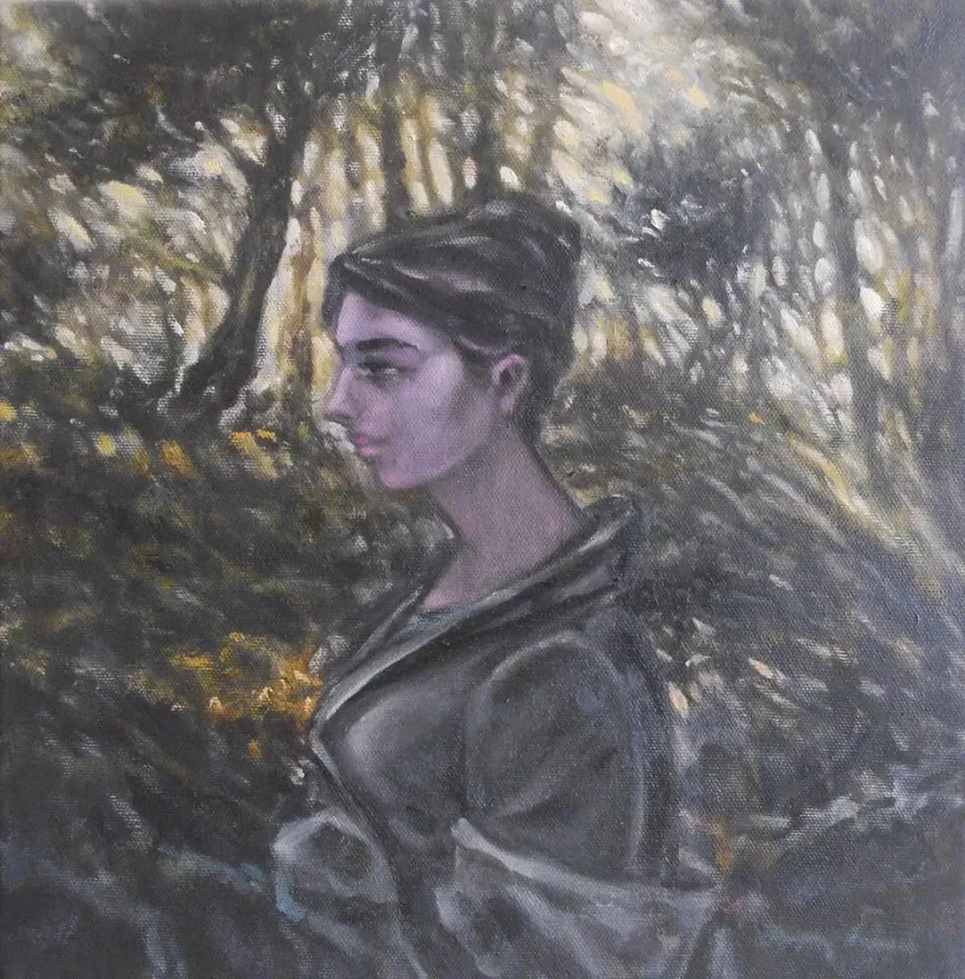 "Kuytuda" eseri CELALETTİN TANDOĞDU tarafından 2012 yılında 30x30 cm ölçülerinde Tuval üzeri yağlı boya tekniği ile yapılmıştır.