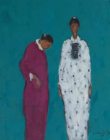 "İsimsiz" eseri CENGİZ SAVAŞ tarafından 2012 yılında 45x35 cm ölçülerinde Tuval üzeri yağlı boya tekniği ile yapılmıştır.