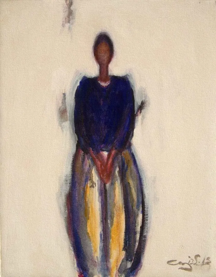 "İsimsiz" eseri CENGİZ SAVAŞ tarafından 2012 yılında 45x35 cm ölçülerinde Tuval üzeri yağlı boya tekniği ile yapılmıştır.