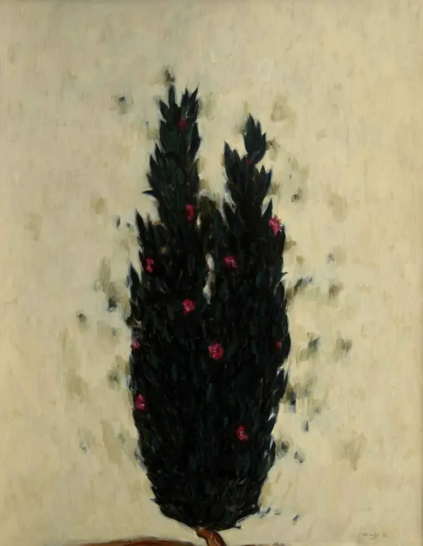 "İsimsiz" eseri CENGİZ SAVAŞ tarafından 2012 yılında 190x147 cm ölçülerinde Tuval üzeri yağlı boya tekniği ile yapılmıştır.