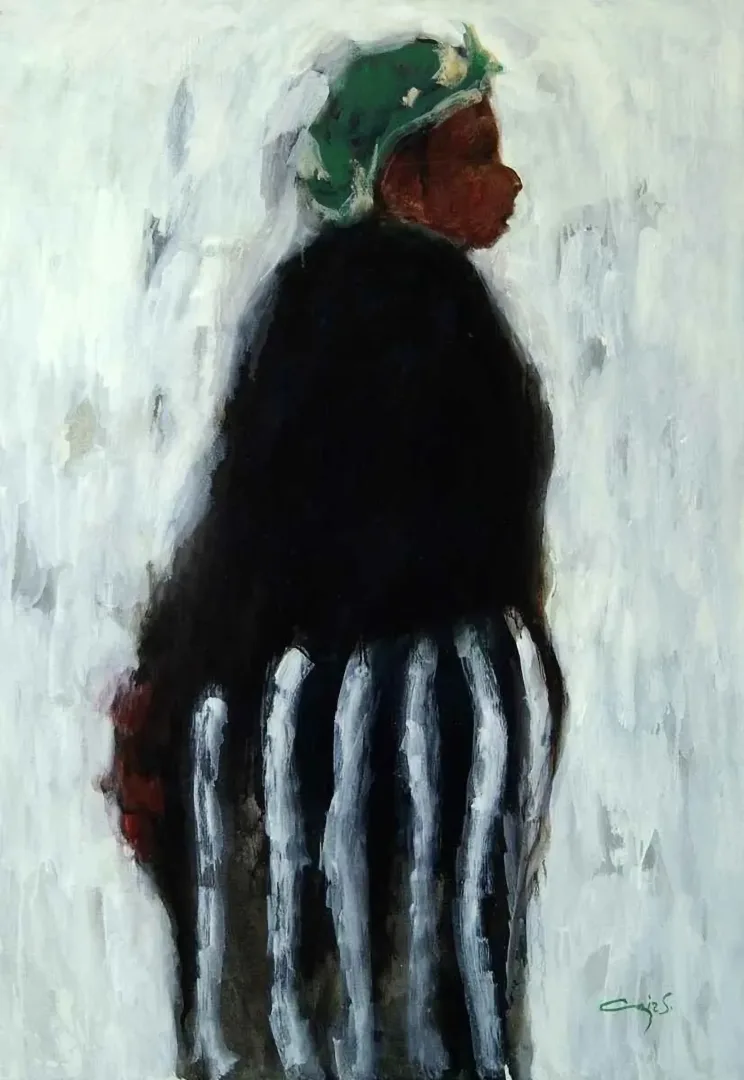 "İsimsiz" eseri CENGİZ SAVAŞ tarafından 2013 yılında 100x70 cm ölçülerinde Tuval üzeri yağlı boya tekniği ile yapılmıştır.