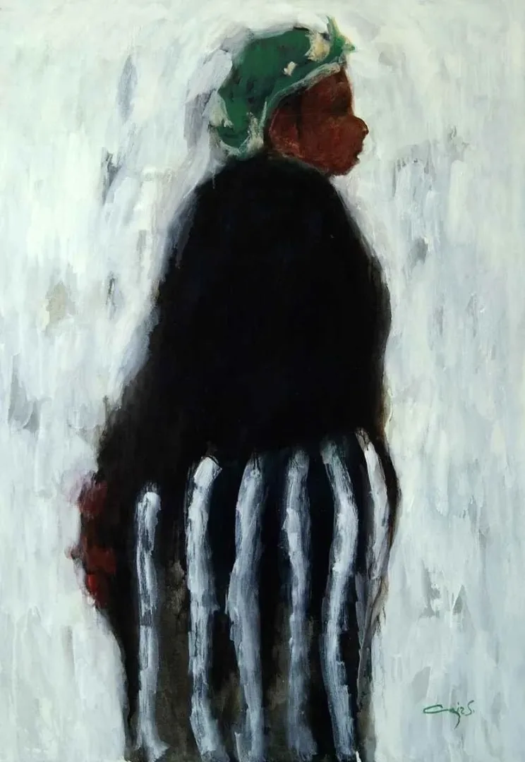 "İsimsiz" eseri CENGİZ SAVAŞ tarafından 2013 yılında 100x70 cm ölçülerinde Tuval üzeri yağlı boya tekniği ile yapılmıştır.