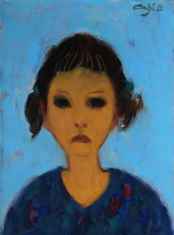 "İsimsiz" eseri CENGİZ SAVAŞ tarafından 2013 yılında 40x30 cm ölçülerinde Tuval üzeri yağlı boya tekniği ile yapılmıştır.