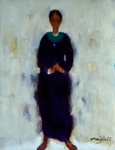 "İsimsiz" eseri CENGİZ SAVAŞ tarafından 2013 yılında 40x30 cm ölçülerinde Tuval üzeri yağlı boya tekniği ile yapılmıştır.