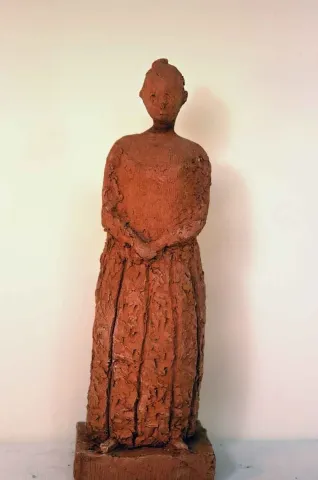 CENGİZ SAVAŞ — “İsimsiz”, 2012 "İsimsiz" eseri CENGİZ SAVAŞ tarafından 2012 yılında 35x10x8 cm ölçülerinde Pişmiş Toprak tekniği ile yapılmıştır.