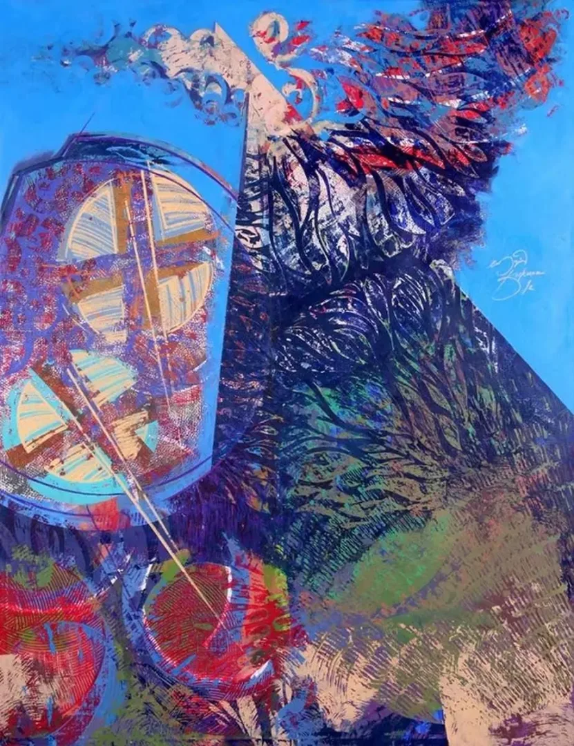 ENGİN KORKMAZ — “isimsiz”, 2012 "isimsiz" eseri ENGİN KORKMAZ tarafından 2012 yılında 180x140 cm ölçülerinde Tuval üzeri akrilik boya tekniği ile yapılmıştır.