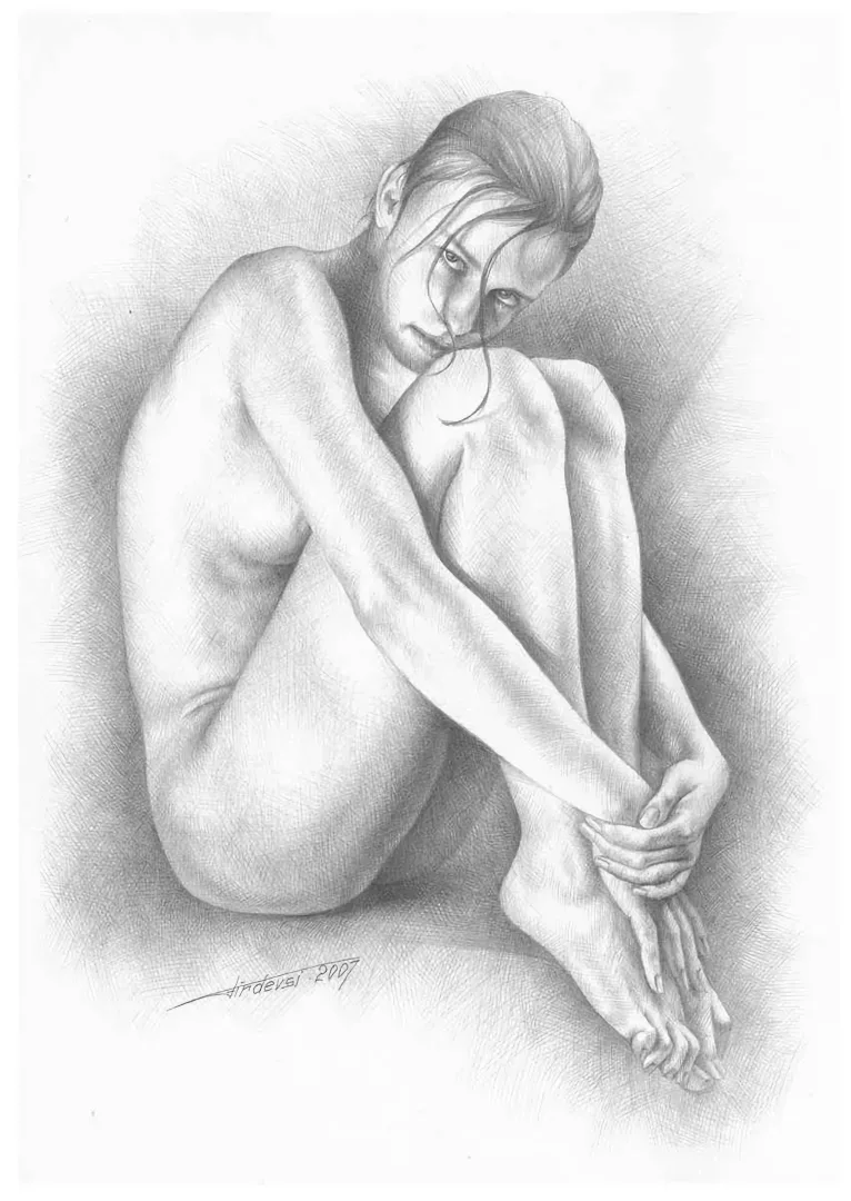 yakınlaştır "isimsiz" eseri FİRDEVSİ FEYZULLAH tarafından 2013 yılında 21x30 cm ölçülerinde Karakalem tekniği ile yapılmıştır.