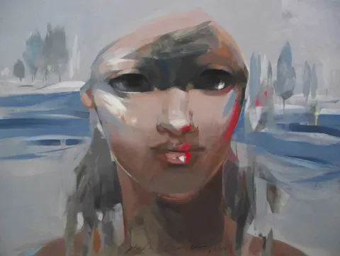 HAKAN ERASLAN — “isimsiz”, 2013 "isimsiz" eseri HAKAN ERASLAN tarafından 2013 yılında 65x86 cm ölçülerinde Tuval üzeri yağlı boya tekniği ile yapılmıştır.