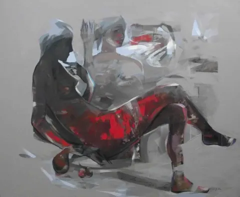 HAKAN ERASLAN tarafından 2013 yılında 86x105 cm ölçülerinde Tuval üzeri yağlı boya tekniği ile yapılmıştır.