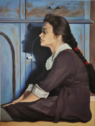 HATİCE BERRAK ÇİÇE — “isimsiz”, 2012 "isimsiz" eseri HATİCE BERRAK ÇİÇE tarafından 2012 yılında 200x150 cm ölçülerinde Tuval üzeri yağlı boya tekniği ile yapılmıştır.